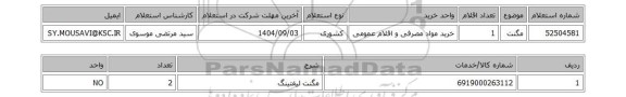 استعلام مگنت