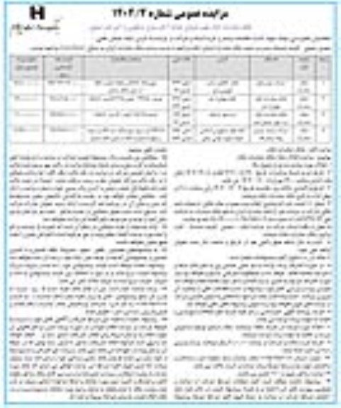 مزایده فروش تعداد 2 باب منزل مسکونی و 2 شرکت صنعتی