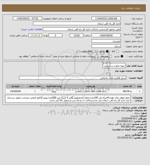 استعلام تهیه مایع دستشویی، سامانه تدارکات الکترونیکی دولت