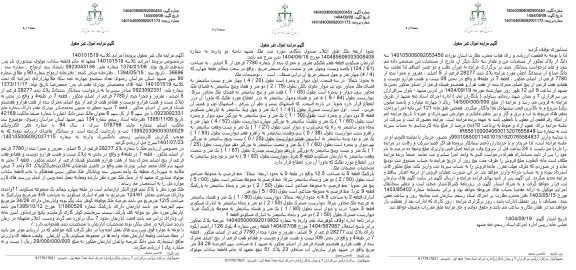 مزایده ملک به مساحت 124.61 مترمربع