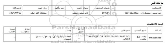 استعلام الکترونیکی، لول سوییچ مگنتی