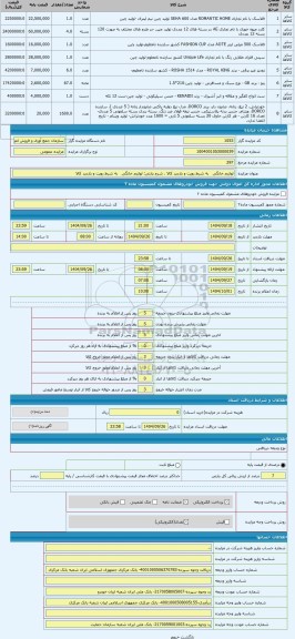 مزایده ، لوازرم خانگی   به شرط رویت و بازدید کالا