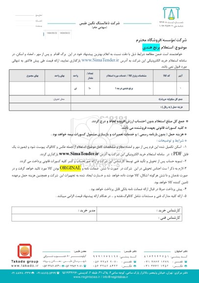 استعلام برنج هندی