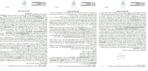 مزایده ششدانگ پلاک ثبتی 38091 از پلاک اصلی