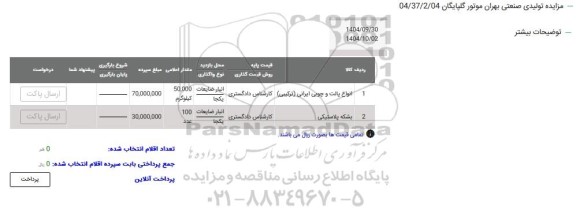 مزایده انواع پالت و چوبی ایرانی (ترکیبی)....