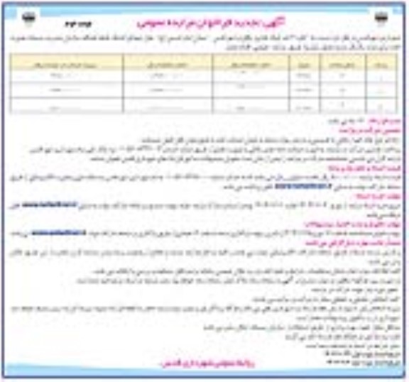 تجدید مزایده اجاره 3 باب غرفه تجاری - نوبت دوم