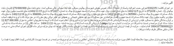 مزایده اسباب و لوازم خانگی