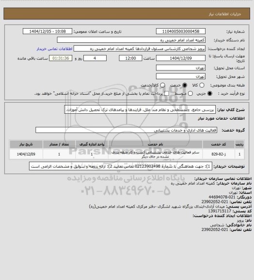 استعلام بررسی جامع، چندسطحی و نظام مند علل، فرایندها و پیامدهای ترک تحصیل دانش آموزان،