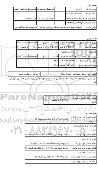 مزایده ، مزایده حجره 18 حیاط سعدالسلطنه در راستای مزایده 99 حجره سعدالسلطنه-گام دوم