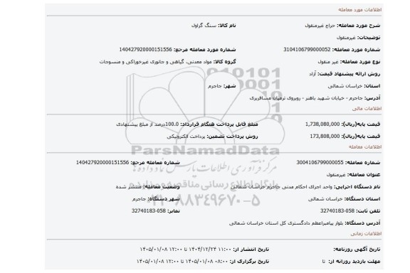 مزایده، غیرمنقول
