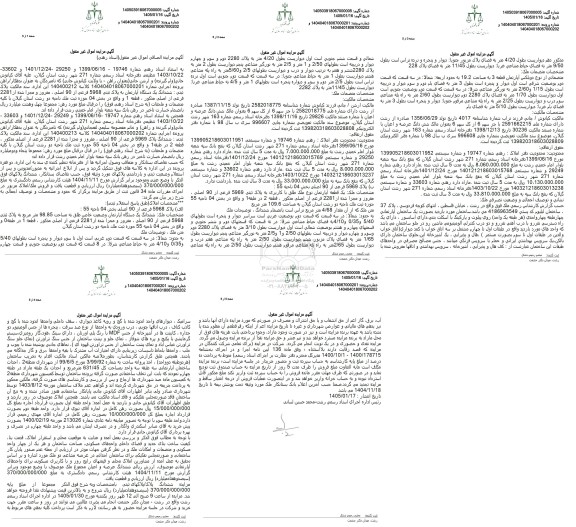 مزایده فروش پلاک ثبتی ششدانگ پلاک 5969 فرعی از 90 اصلی مفروز و مجزا شده از 2281 فرعی از اصلی 