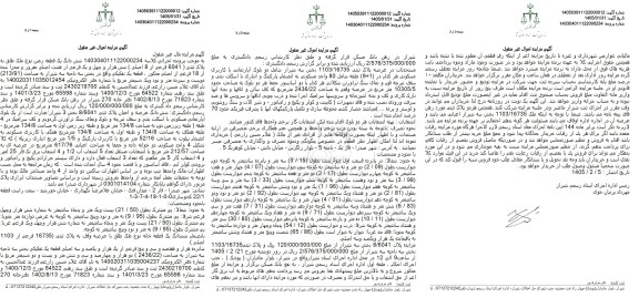 مزایده شش دانگ یک قطعه زمین نوع ملک طلق به پلاک ثبتی 6041 فرعی از 8 اصلی 