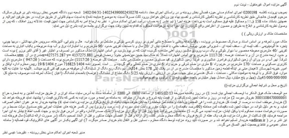 مزایده ملک 