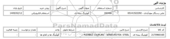 استعلام الکترونیکی، کوپلینگ پنجه ای