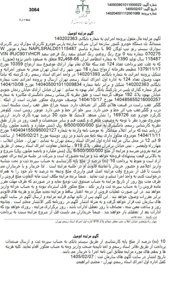 مزایده رنو تیپ لوگان 90 L 