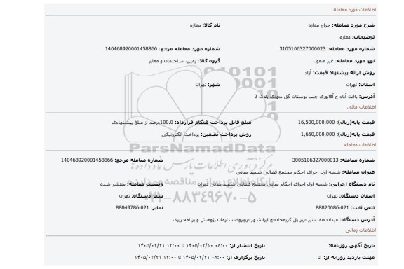 مزایده، مغازه
