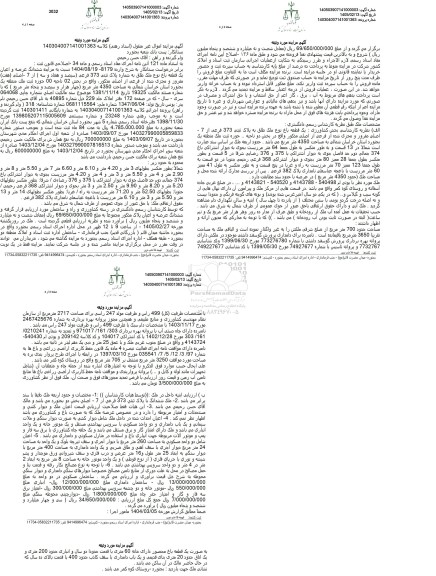 مزایده فروش ششدانگ عرصه و اعیان یک قطعه باغ نوع ملک طلق به شماره پلاک ثبتی 373 فرعی