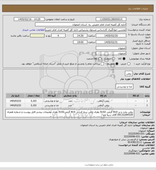 استعلام روغن