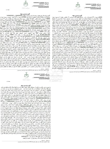 مزایده ششدانگ یک دستگاه آپارتمان مسکونی به پلاک ثبتی 23789 فرعی از 17 اصلی