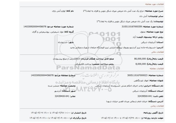 مزایده، یک عدد آتش دان مربعی میزی شکل چوبی و فلزی به ابعاد1*1