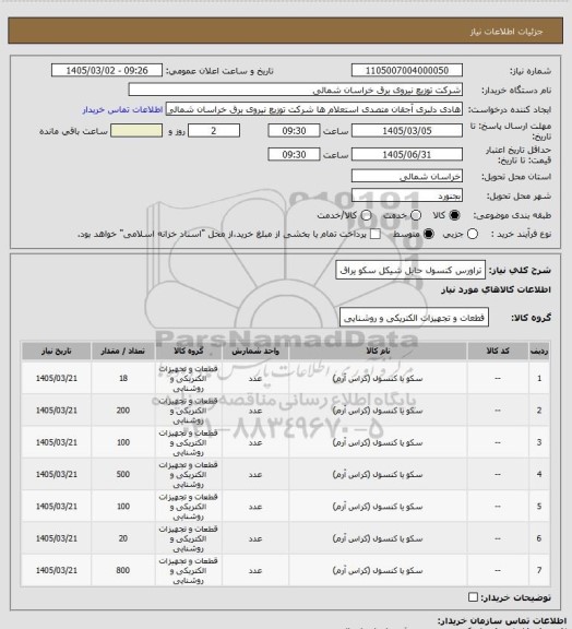 استعلام تراورس کنسول حایل شیکل سکو یراق