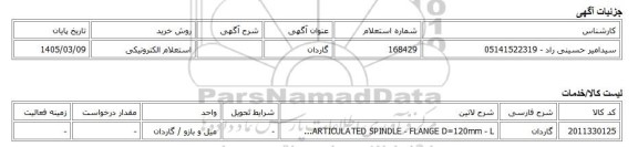 استعلام الکترونیکی، گاردان
