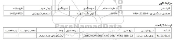 استعلام الکترونیکی، کویل مگنت شونده