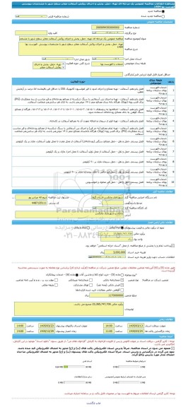 مناقصه، مناقصه عمومی یک مرحله ای تهیه، حمل، پخش و اجرای روکش آسفالت معابر سطح شهر با مشخصات پیوستی  فهرست بها 1404