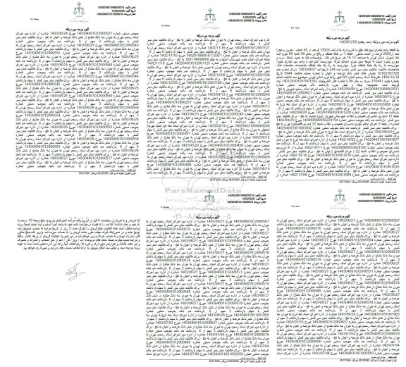 مزایده یک قطعه واحد تجاری نوع ملک طلق با کاربری به پلاک ثبتی 13520 فرعی از 49 اصلی