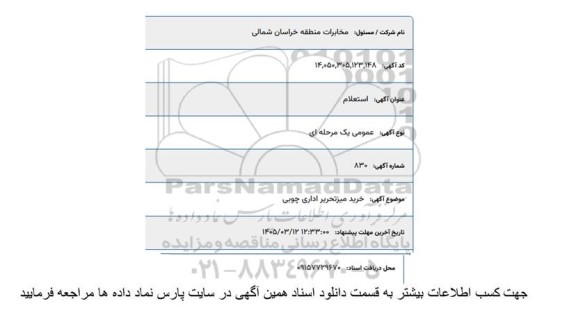 استعلام خرید میز تحریر اداری چوبی 