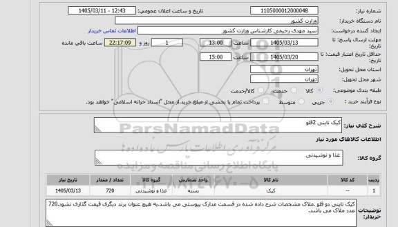 استعلام کیک تاینی 2قلو
