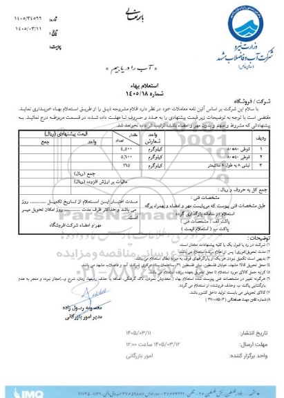 استعلام قوطی 80 * 80 و...