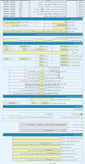 مزایده ، انواع لامپ ( فروش به شرط صادرات ) واقع در انبار گمرک تبریز به دلیل جلوگیری از تبعات بعدی رویت کالاها قبل از ارائه پیشنه