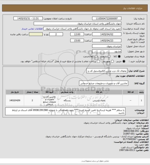استعلام یخچال تک درب ویترین الکترواستیل کد رز