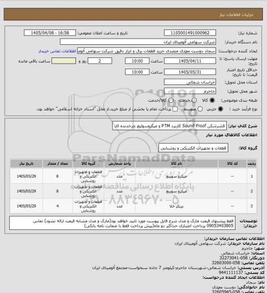 استعلام قشرشکن Sound Proof کاربرد PTM و
میکروسوئیچ چرخدنده ای
