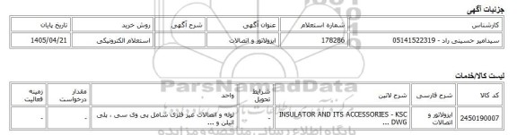 استعلام الکترونیکی، ایزولاتور و اتصالات