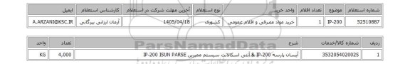 استعلام IP-200