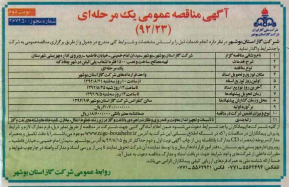 تهیه مصالح 