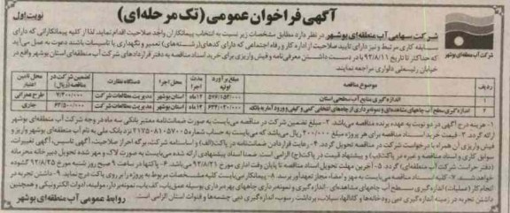 اندازه گیری منابع اب سطحی استان و ...