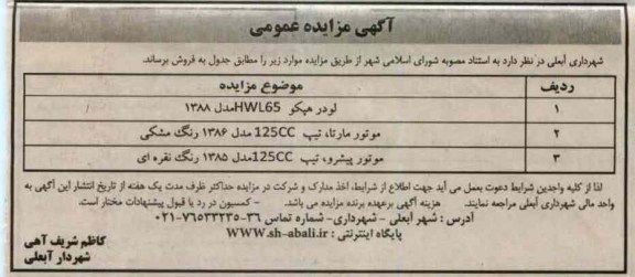 لودر هپکو HWL65 مدل 1388