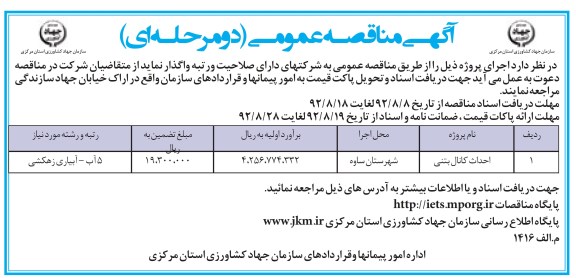  احداث کانال بتنی