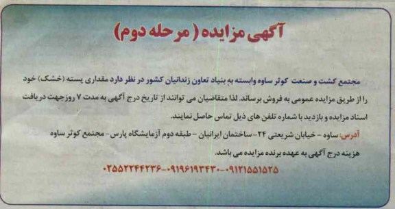 فروش مقداری از انواع پسته خشک خود