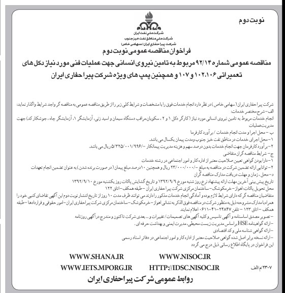مربوط به تامین نیروی انسانی ....