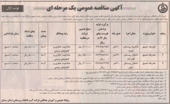 حفر چاه عمیق