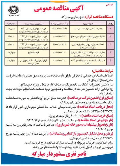 عملیات تکمیل پارک هشت بهشت....