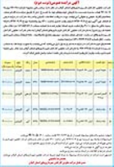 فروش خودروهای