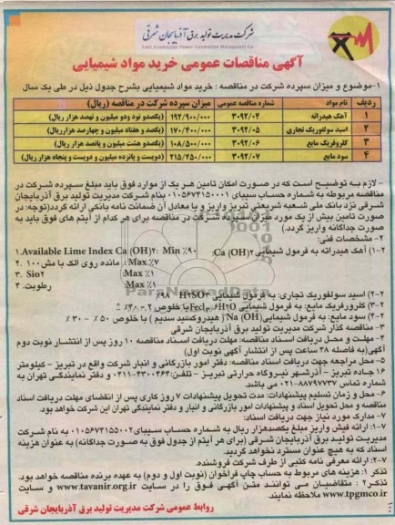 خرید مواد شیمیایی