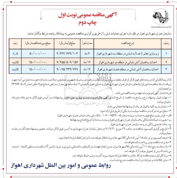  زیرسازی معابر تا حد لایه اساس در منطقه سه شهرداری اهواز...