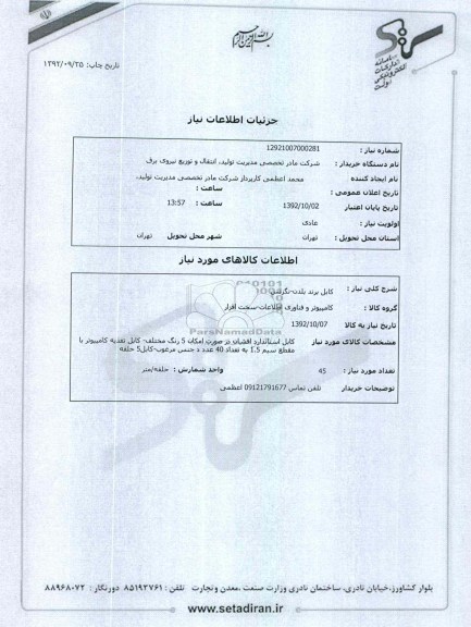 کابل برند بلدن-نگزنس