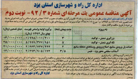 لکه گیری شمش- نوگنبد و ...